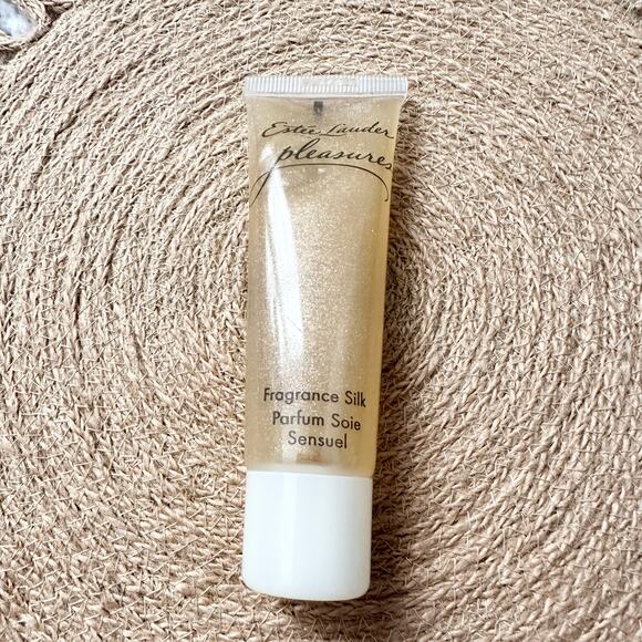 Estée Lauder Pleasures Gold Shimmer Fragrance Silk Travel Tube 1 Fl Oz 30 ml - Picture 3 of 3